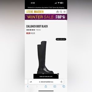 Steve Madden Callback Knee High Boots